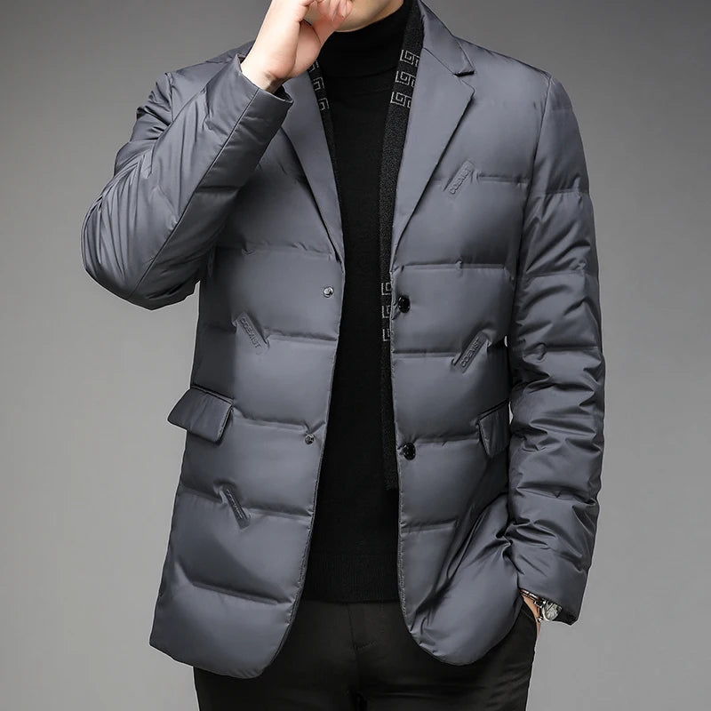 Men's Tailored Down Coat | The Langham