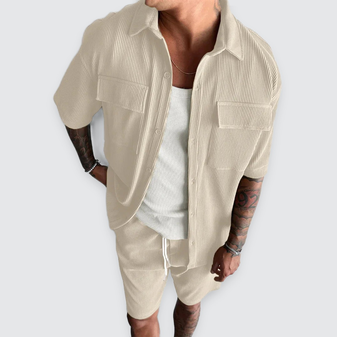 mens-corduroy-shirt-and-shorts-set-the-notting-hill-summer