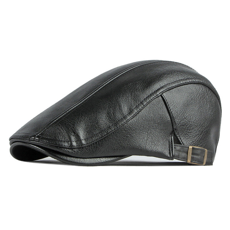 mens-leather-flat-cap-lyndhurst