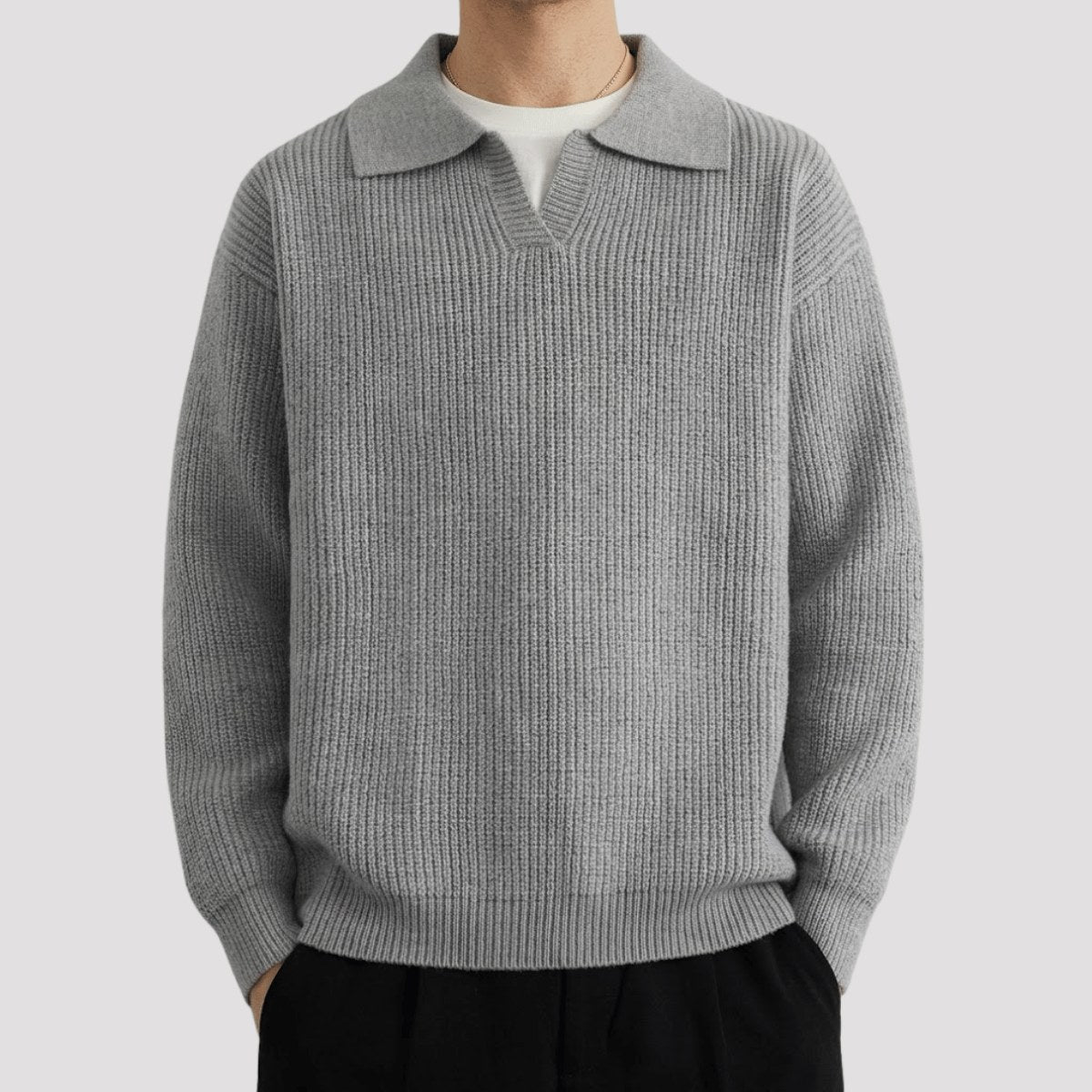 mens-long-sleeve-ribbed-knit-polo-shirt-tinos