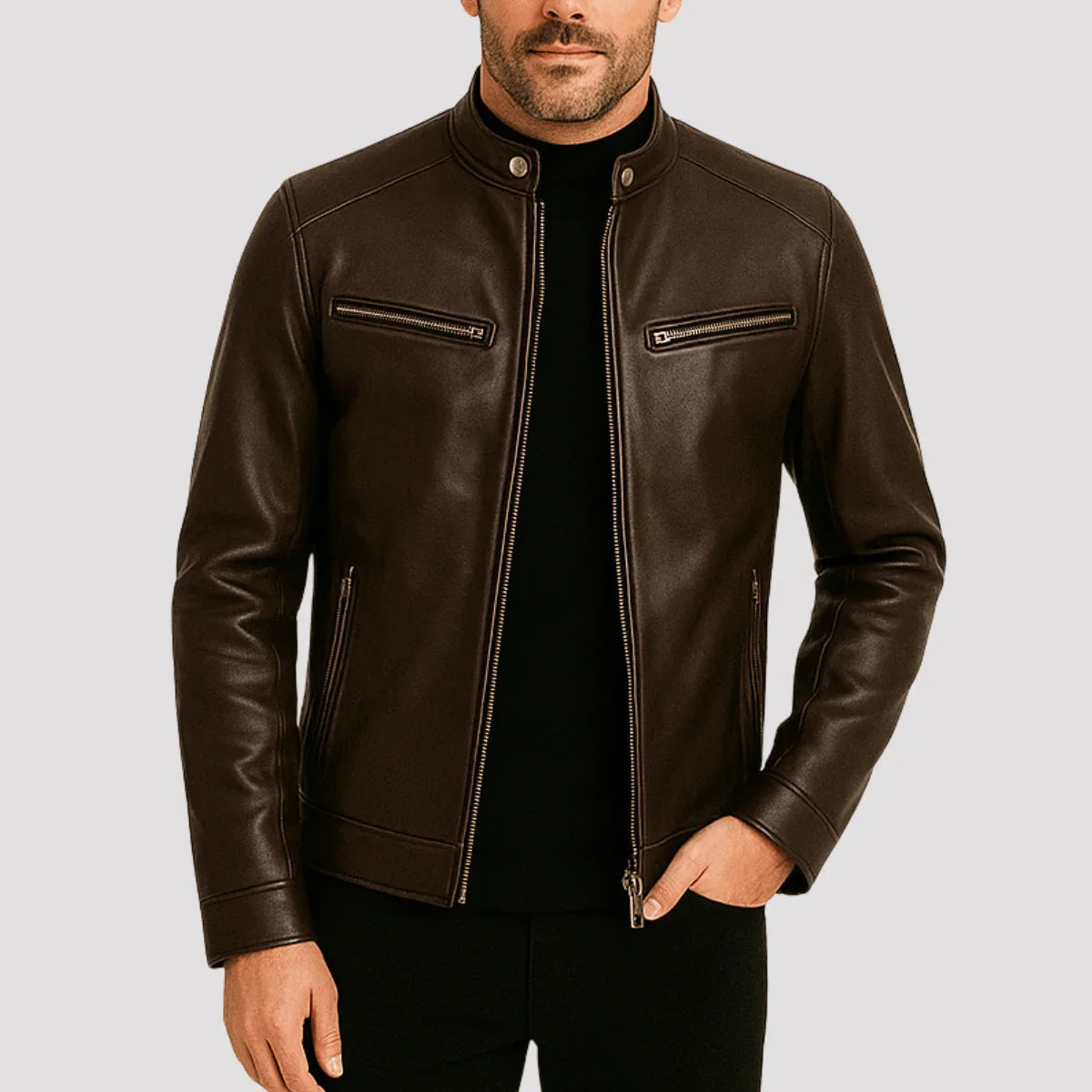 mens-mandarin-collar-biker-jacket