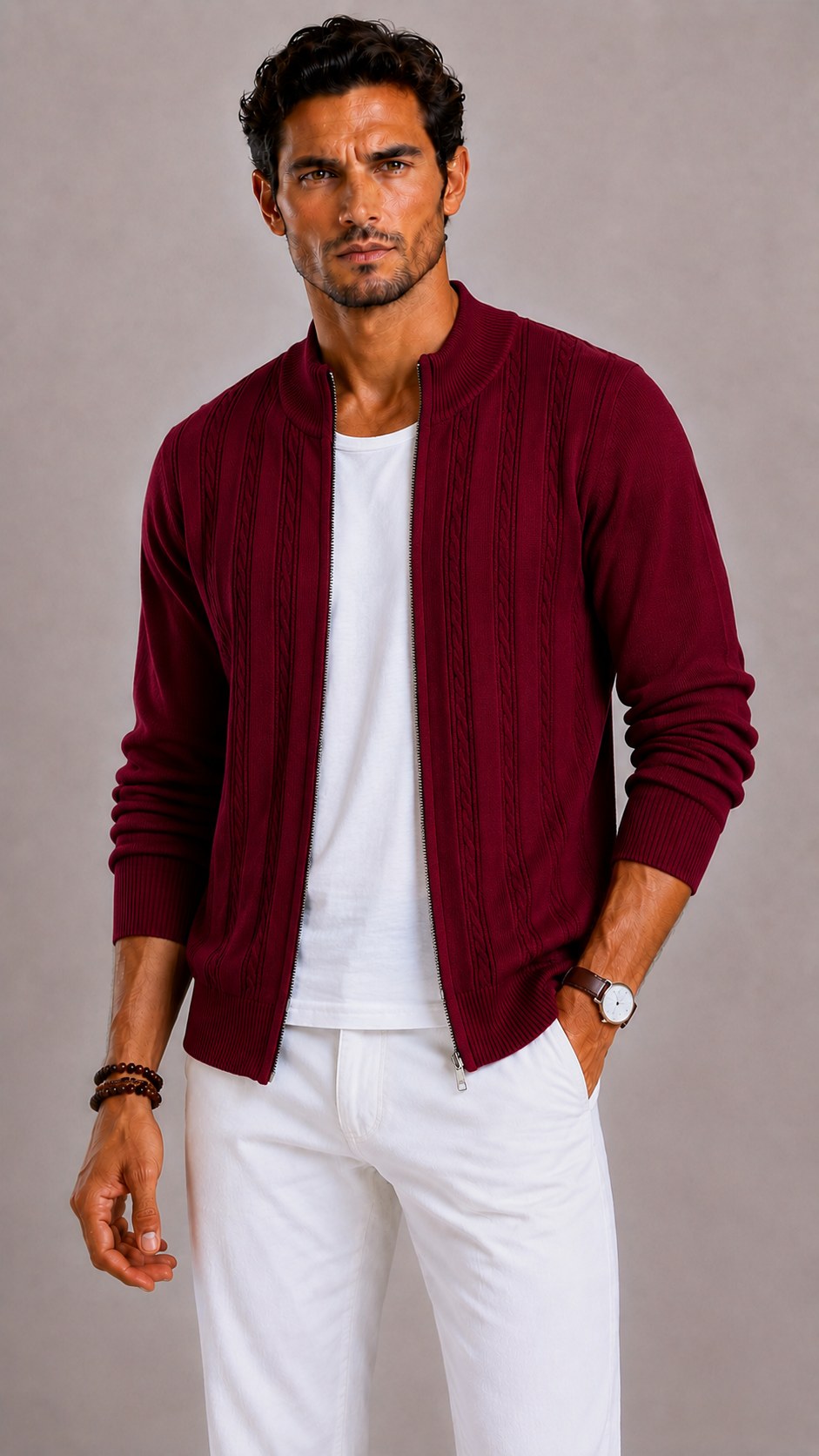 mens-mock-neck-cable-knit-wool-cardigan-thassos