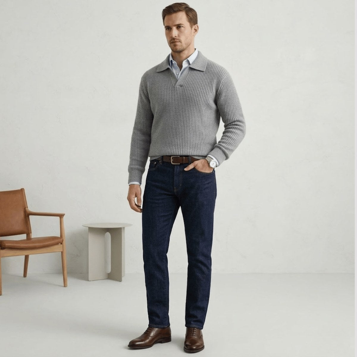 mens-ribbed-knit-polo-shirt-haverbrack