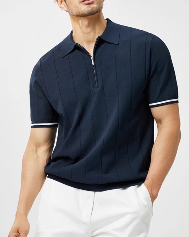mens-short-sleeve-half-zip-ribbed-knit-polo-shirt-vaughan