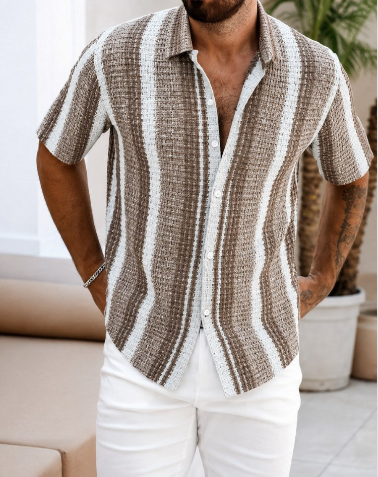 mens-short-sleeve-waffle-knit-shirt-paros