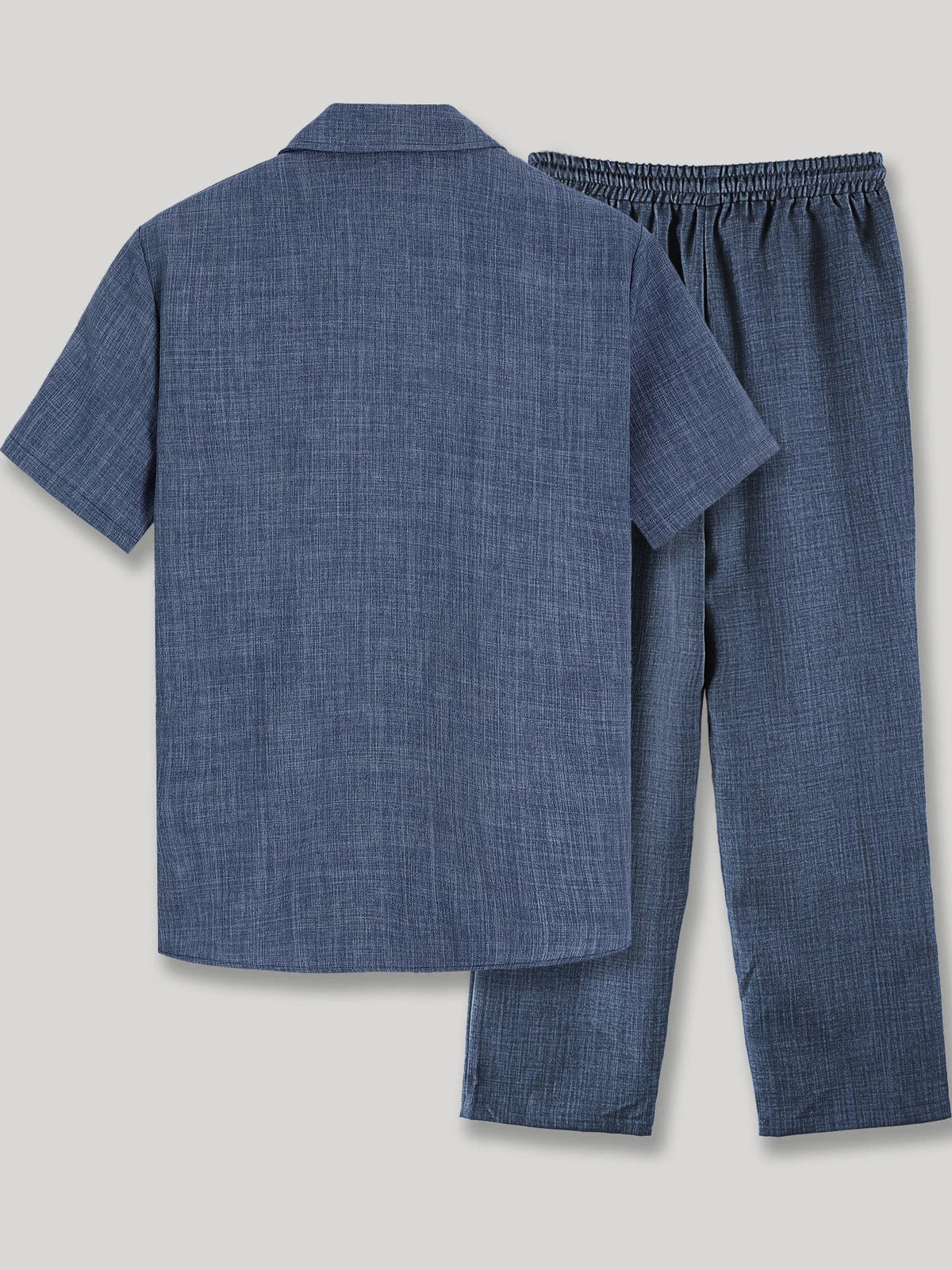mens-textured-weave-short-sleeve-shirt-trouser-set-the-dartmouth