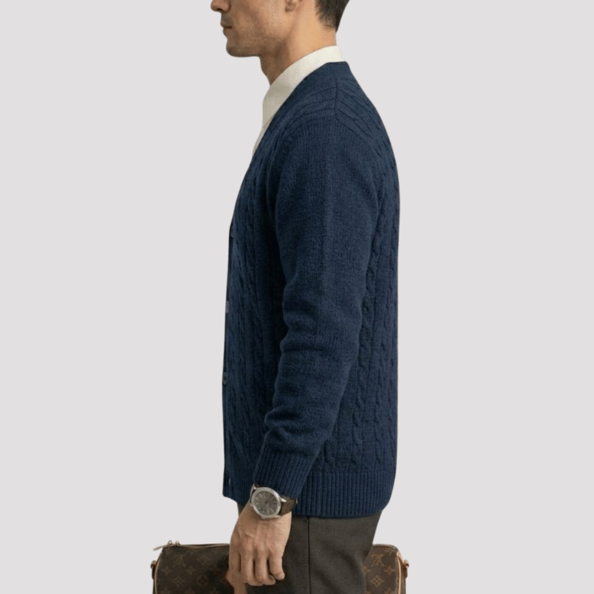 mens-v-neck-cable-knit-cardigan-the-mariner