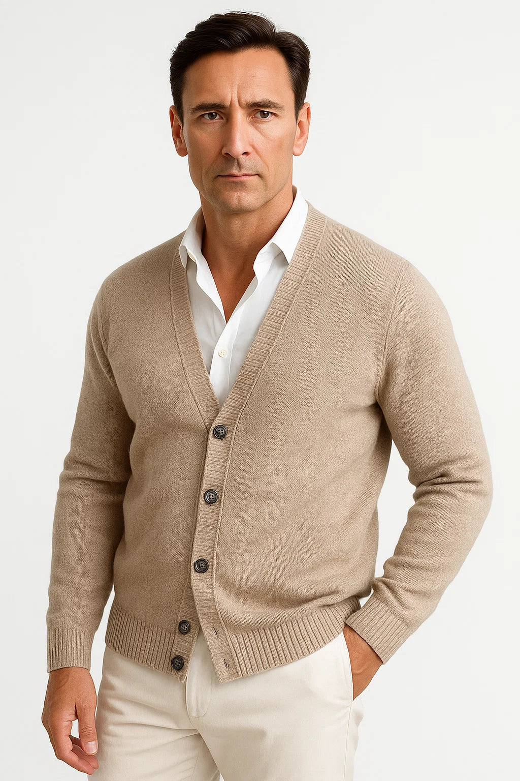 mens-v-neck-merino-wool-cardigan-malmesbury