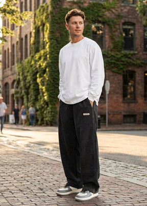 Men's Corduroy Straight-Leg Trousers | The Southwark