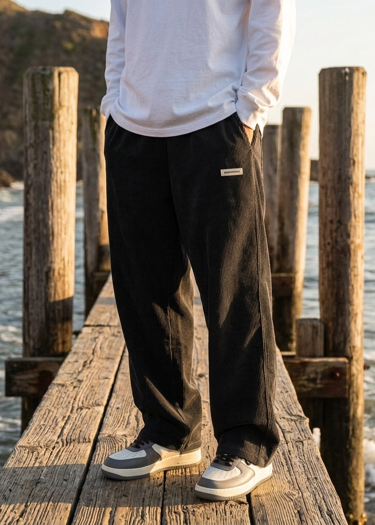 Men's Corduroy Straight-Leg Trousers | The Southwark