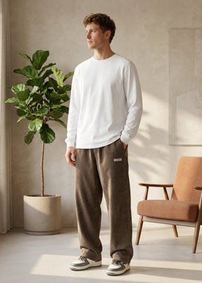 Men's Corduroy Straight-Leg Trousers | The Southwark