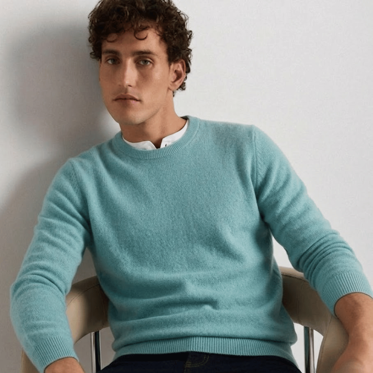 Men's Cashmere Crew-Neck Jumper | The Kensington