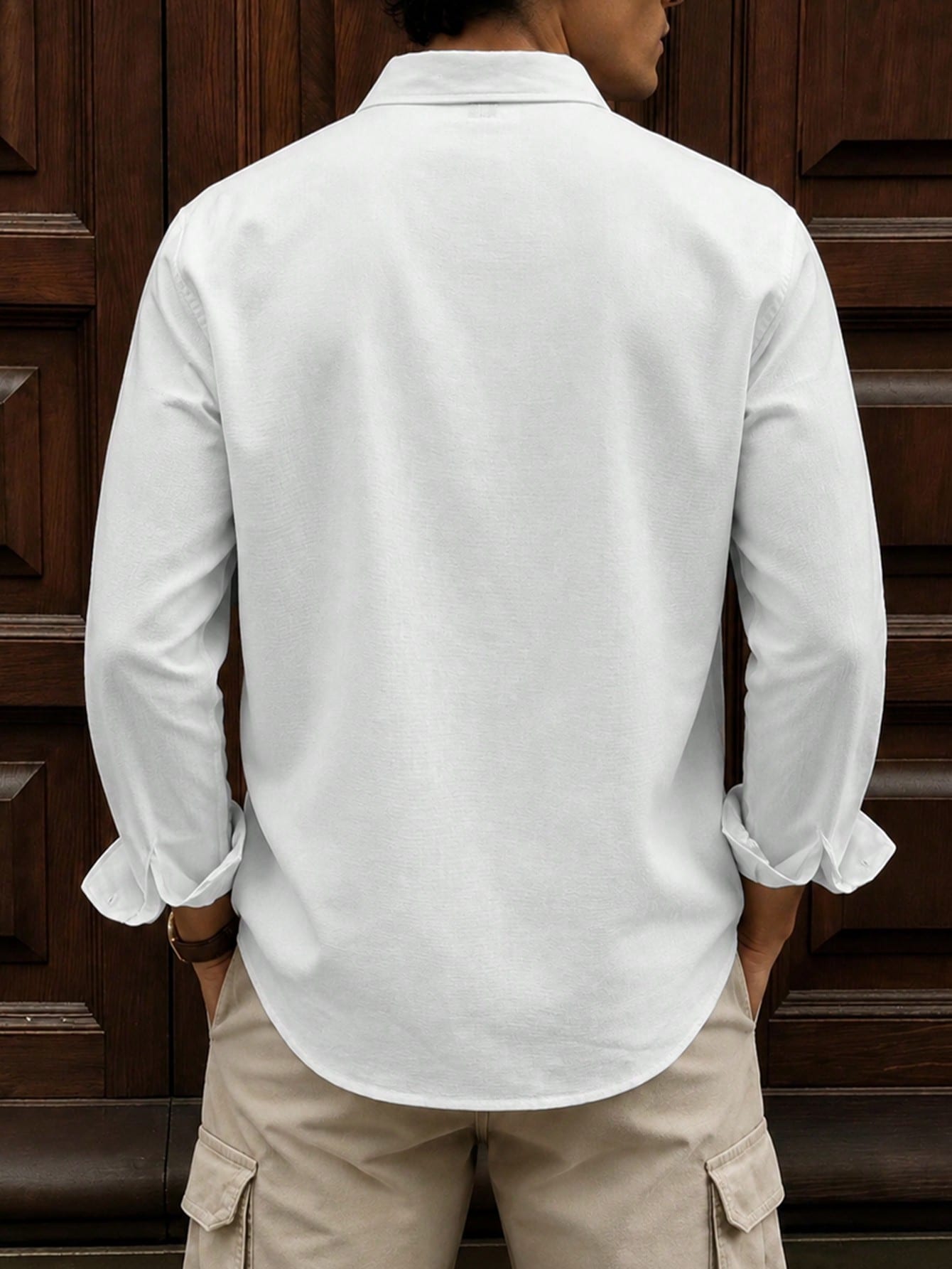 Men's Long-Sleeve Linen-Blend Casual Shirt | The Arundel