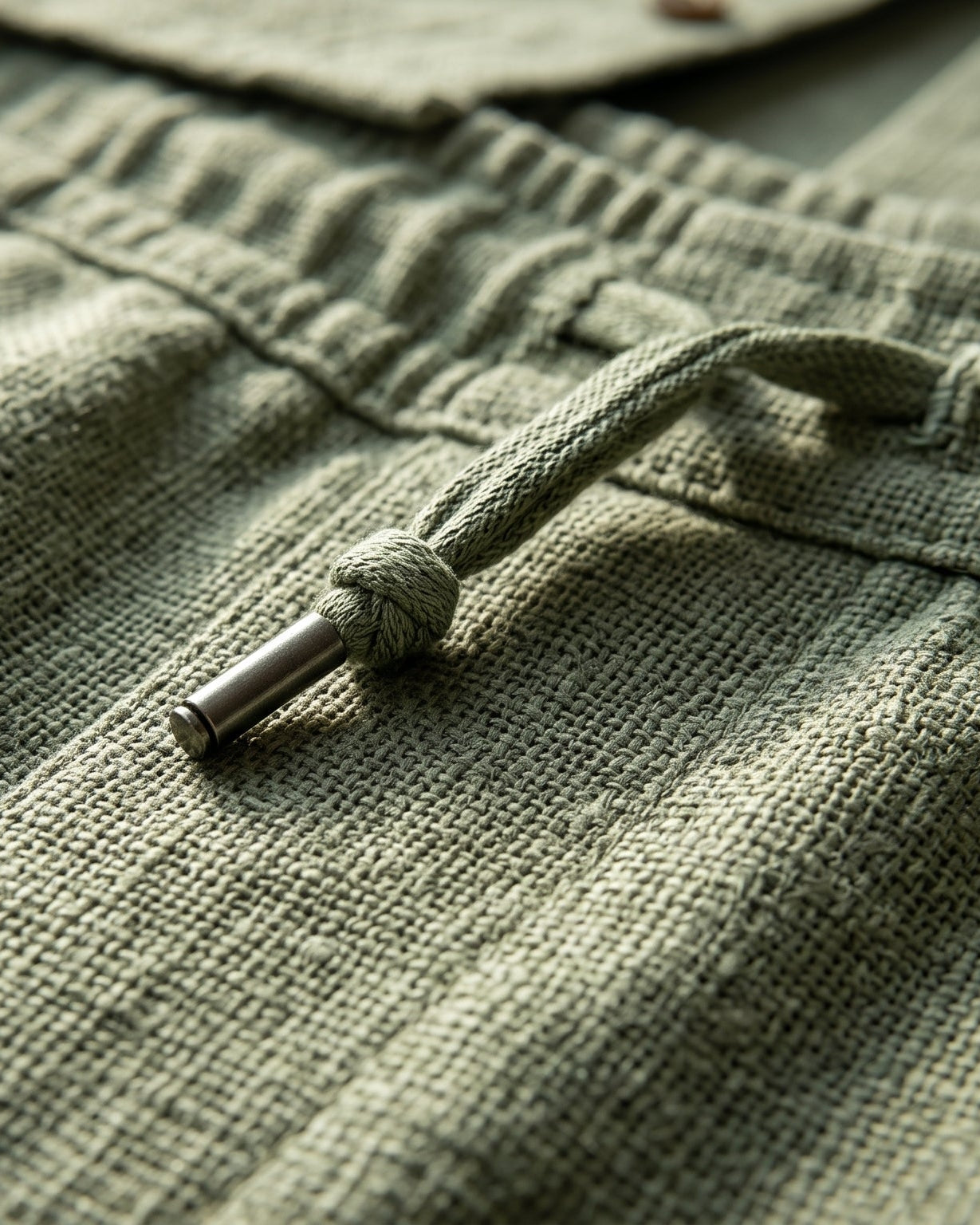 Men's Textured Linen-Mix Short Sleeve Shirt & Trousers Set | The Salcombe