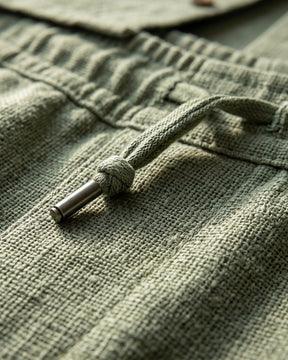 Men's Textured Linen-Mix Short Sleeve Shirt & Trousers Set | The Salcombe