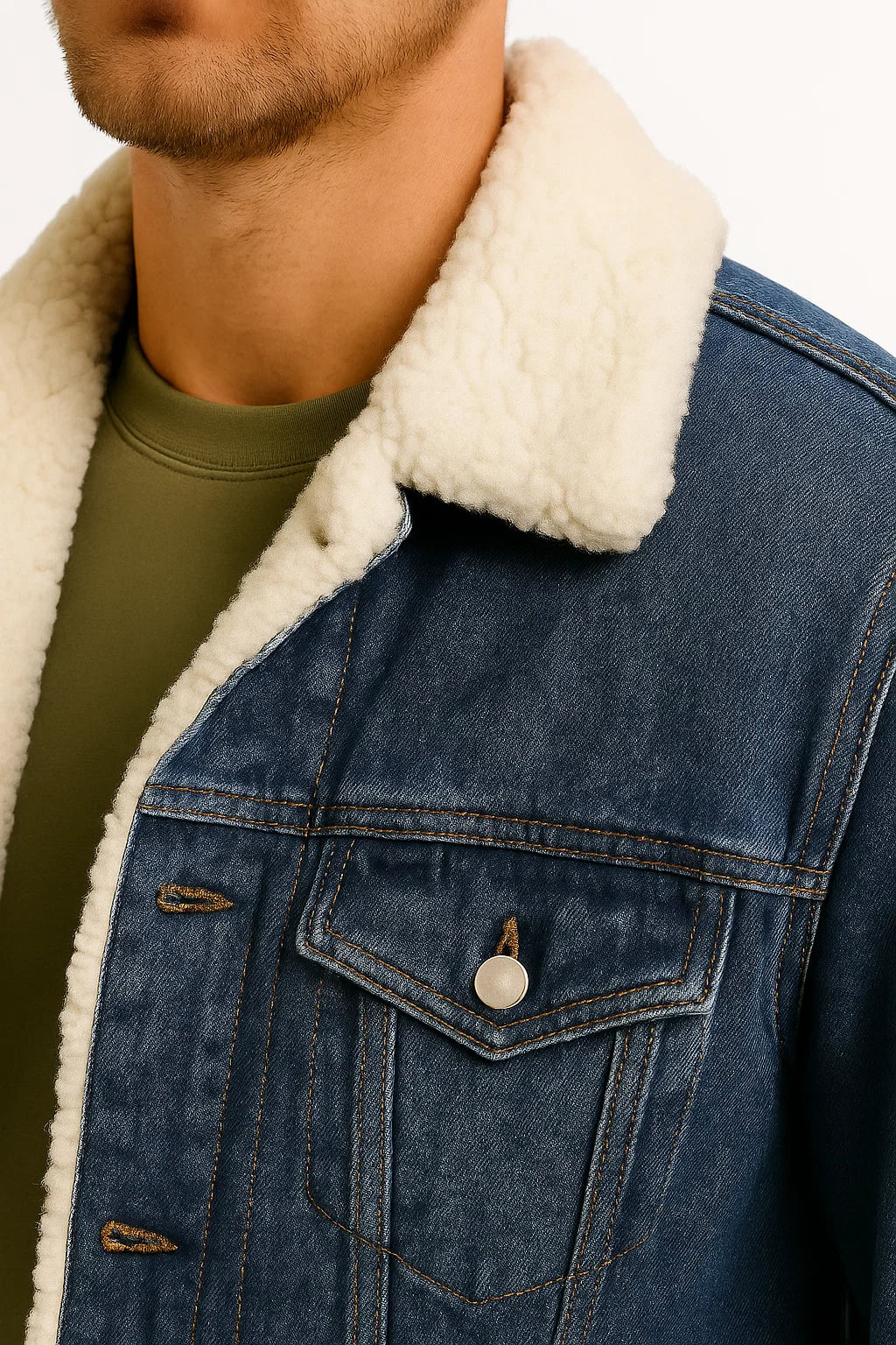 Men's Fleece-Lined Denim Jacket | The Hawthorne