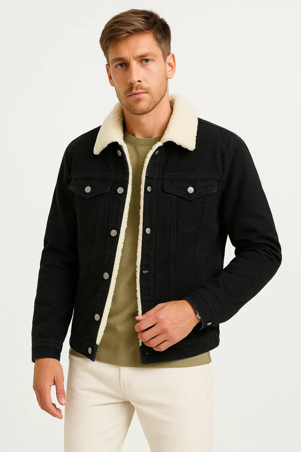 Men's Fleece-Lined Denim Jacket | The Hawthorne