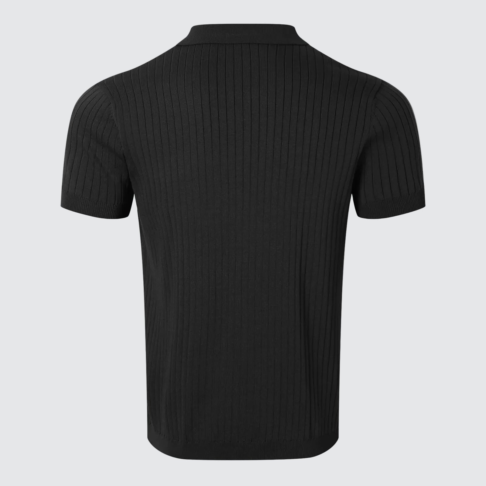 The Belgravia | Ribbed Knit Polo Shirt