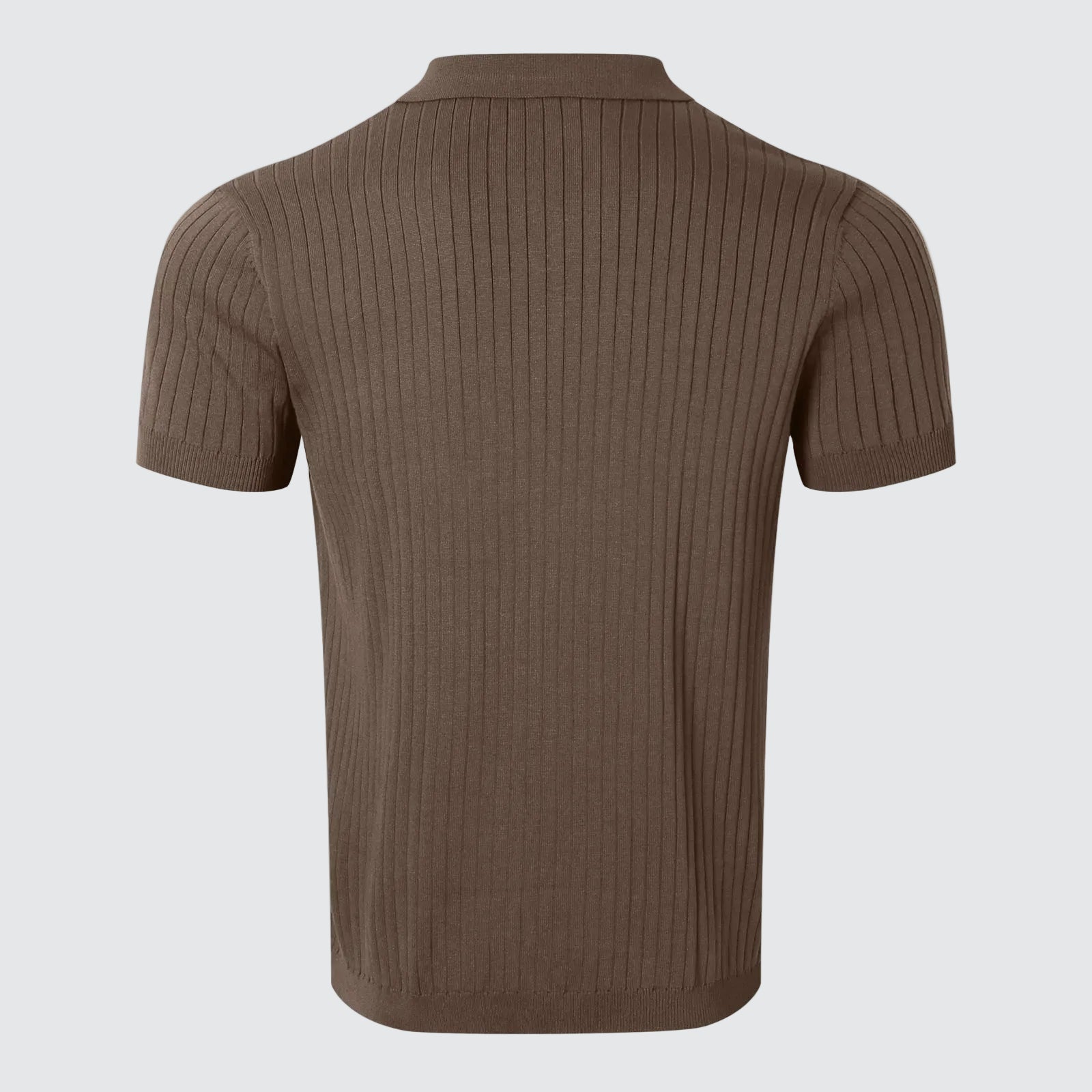 The Belgravia | Ribbed Knit Polo Shirt