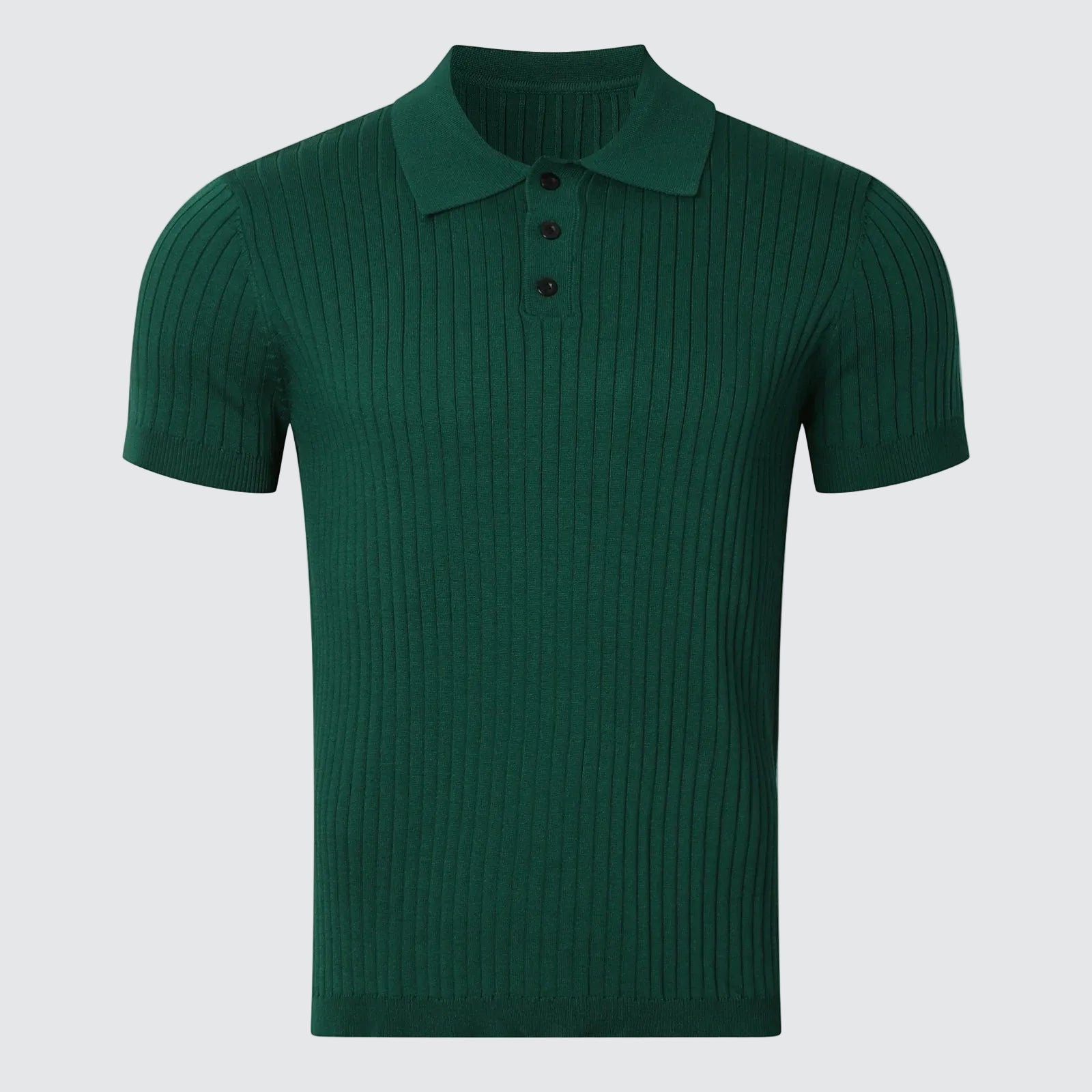 The Belgravia | Ribbed Knit Polo Shirt