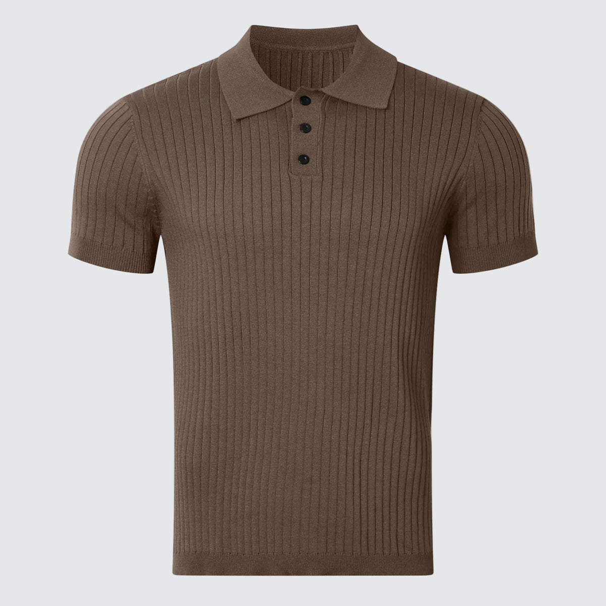 The Belgravia | Ribbed Knit Polo Shirt