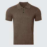 The Belgravia | Ribbed Knit Polo Shirt