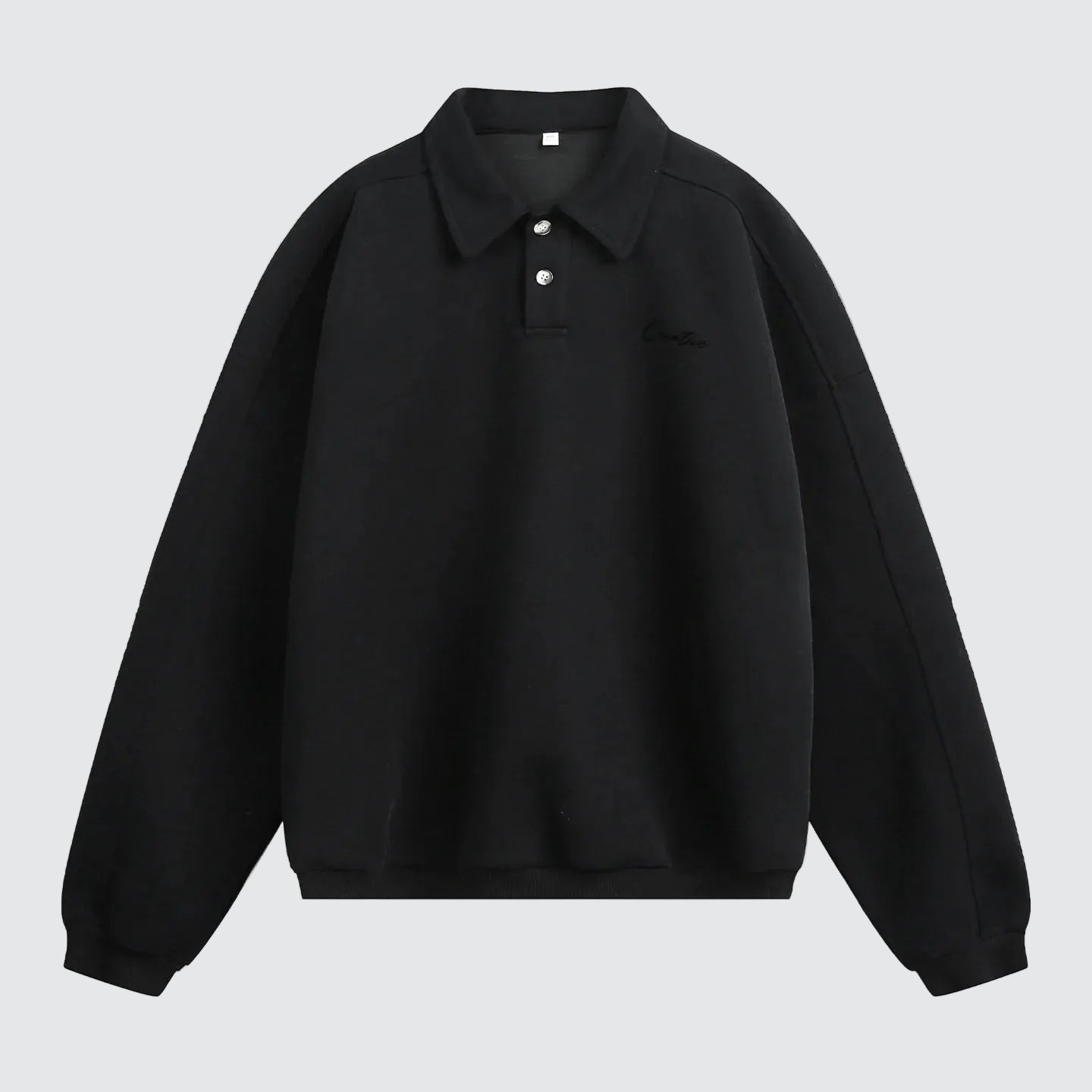 The Creative | Textured Long Sleeve Polo