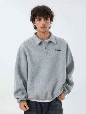 The Creative | Textured Long Sleeve Polo