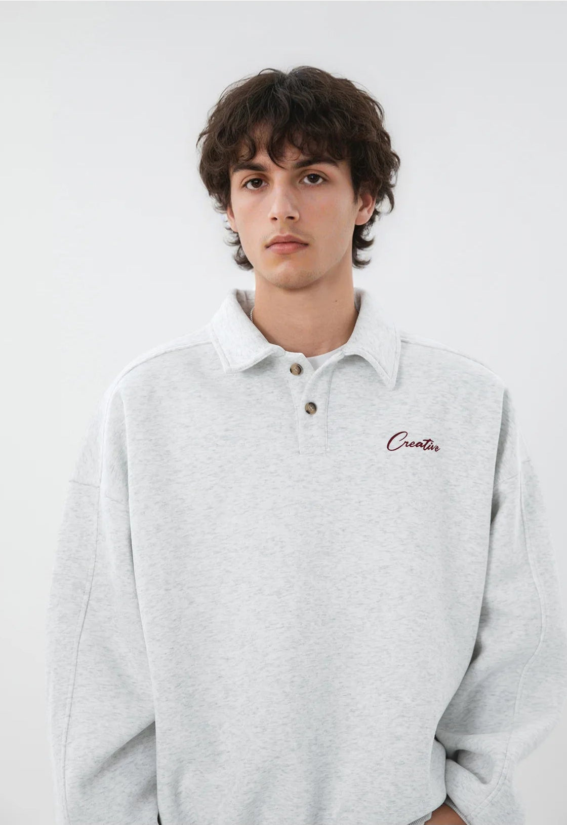 The Creative | Textured Long Sleeve Polo