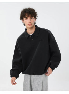 The Creative | Textured Long Sleeve Polo