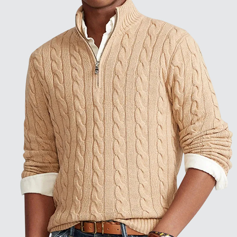The Richmond | Men's Cable Knit Sweater