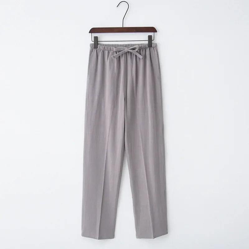 The St Ives | Relaxed Linen Drawstring Trousers
