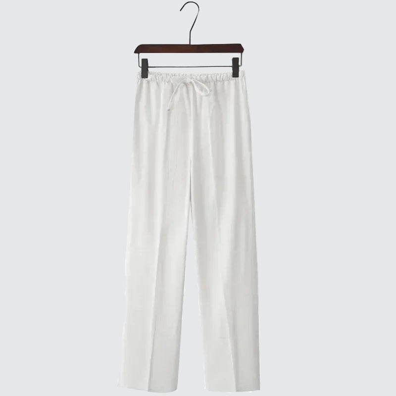 The St Ives | Relaxed Linen Drawstring Trousers