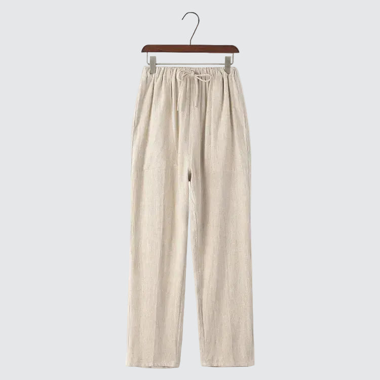 The St Ives | Relaxed Linen Drawstring Trousers
