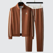 Unisex Striped Cotton Tracksuit Set | The Brixton