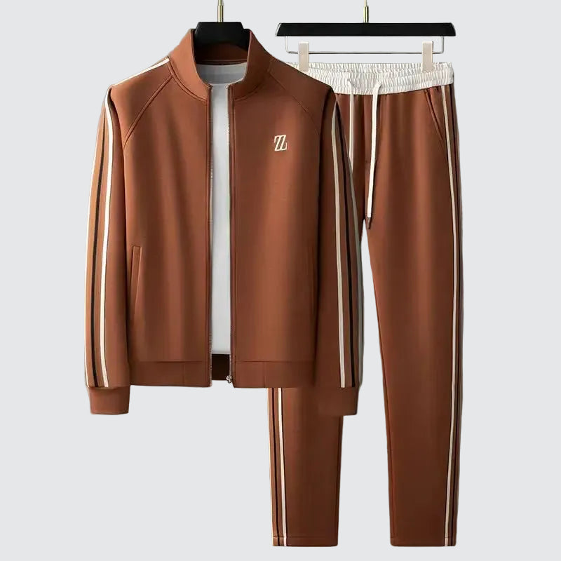 Unisex Striped Cotton Tracksuit Set | The Brixton
