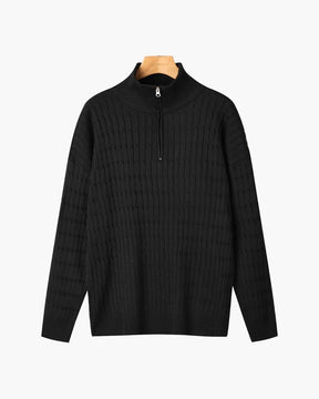 cable-knit-half-zip-jumper-braemar