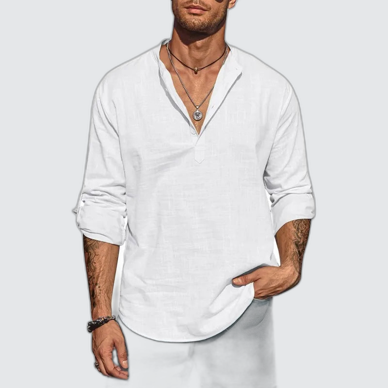 mens-breathable-cotton-henley-shirt-the-bath
