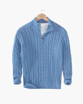 mens-cable-knit-cotton-half-zip-jumper-belsize