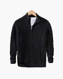 mens-cable-knit-cotton-half-zip-jumper-belsize