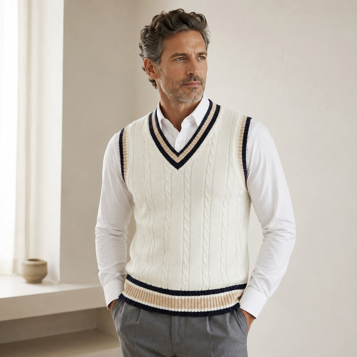 mens-cable-knit-v-neck-sweater-vest-kedleston