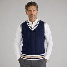 mens-cable-knit-v-neck-sweater-vest-kedleston