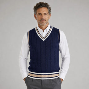 mens-cable-knit-v-neck-sweater-vest-kedleston