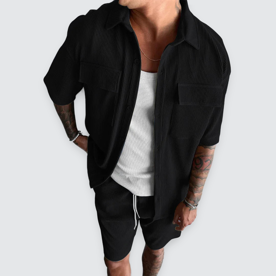 mens-corduroy-shirt-and-shorts-set-the-notting-hill-summer