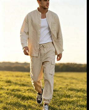mens-cotton-linen-cargo-jogger-set-the-burford