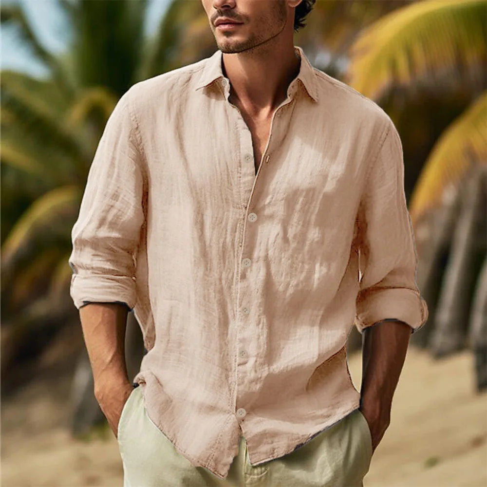 mens-cotton-linen-long-sleeve-shirt-cirencester