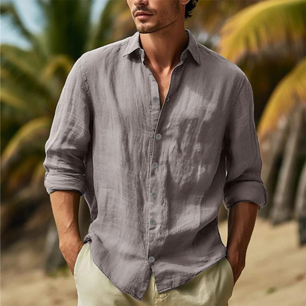 mens-cotton-linen-long-sleeve-shirt-cirencester