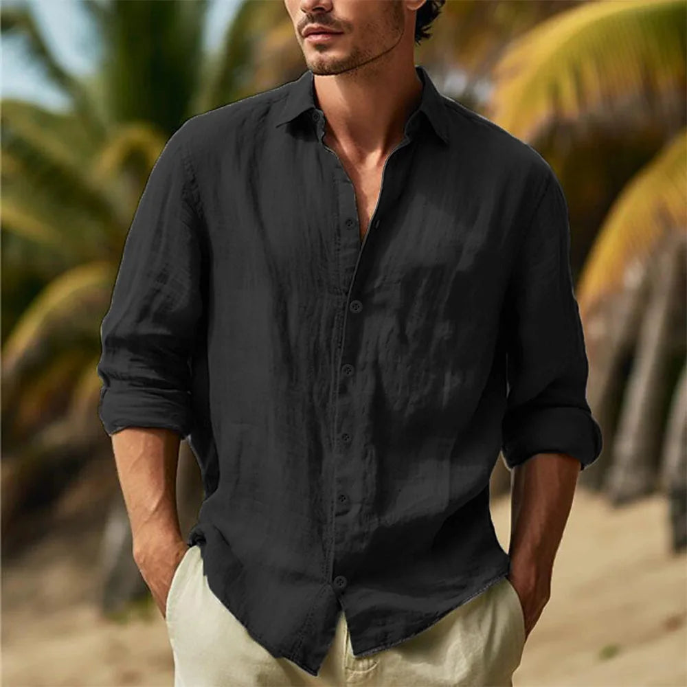 mens-cotton-linen-long-sleeve-shirt-cirencester