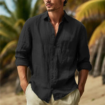 mens-cotton-linen-long-sleeve-shirt-cirencester