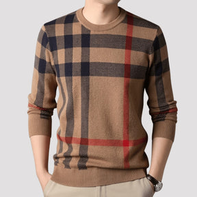 mens-crew-neck-plaid-jumper-swaledale